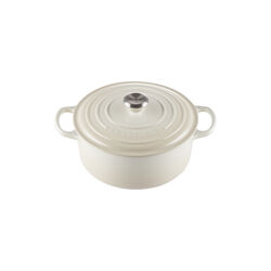 Signature rund st&oslash;bejernsgryde &Oslash; 26 cm, meringue, Le Creuset