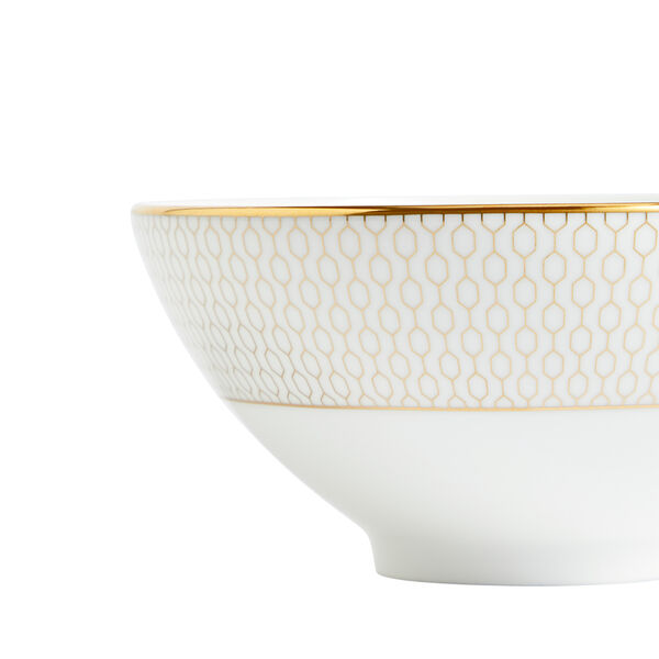 Gio Gold Rice Bowl, Gold/white, Wedgwood