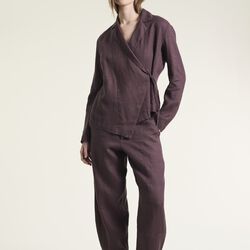 Lazy linen bukser, raisin, BITTE KAI RAND