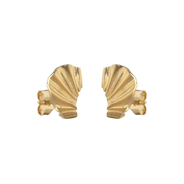 Wave øreringe Mini, guld, ENAMEL Copenhagen