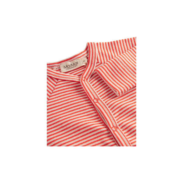 Rena LS Romper, red stripe, MarMar Copenhagen