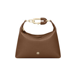 Ina Pouch + Carabiner | Saddle Brown | H&aring;ndtaske, Aigner