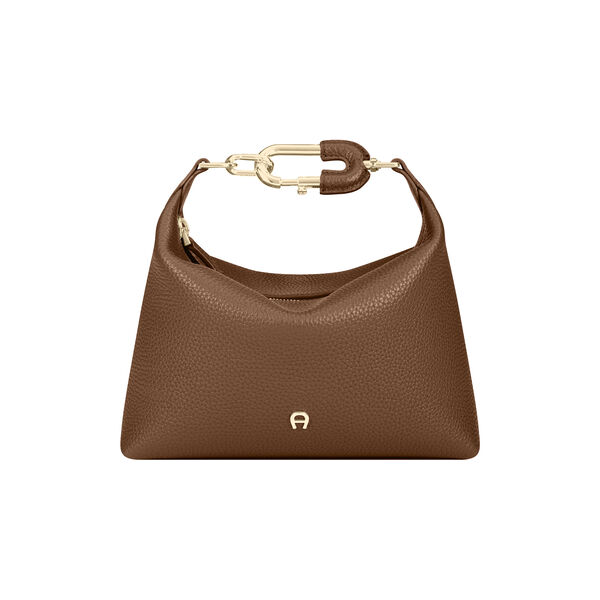 Ina Pouch + Carabiner | Saddle Brown | H&aring;ndtaske, Aigner