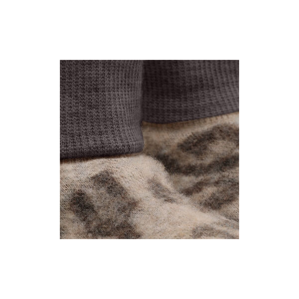 Footies Wool Fleece 2-layer, camel melange, HUTTEliHUT