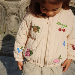 Juno Sequin Bomber Jacket, frapp&eacute;, Konges Sl&oslash;jd