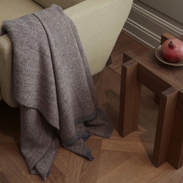 TWILIGHT plaid, brown melange TWILIGHT plaid, brown melange, Georg Jensen Damask