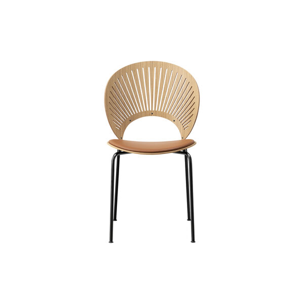 3396 Trinidad stol med s&aelig;depolstring, oiled oak/cognac/black, Fredericia Furniture