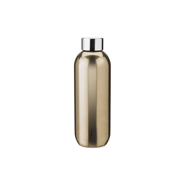 bekymre Afslag mørkere Køb Keep Cool termoflaske, dark gold | Stelton