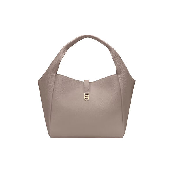 Zaira Hobo Bag M, taupe, Aigner