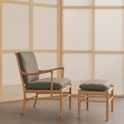 OW149F Footstool, Jade 20368, Carl Hansen & S&oslash;n