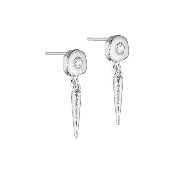 Sigrid post &oslash;rering m. vedh&aelig;ng, s&oslash;lvbelagt, Pure by Nat