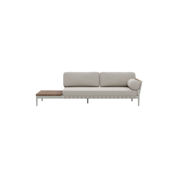 VIPP720 Open-Air Sofa Open End, left, light grey, Vipp