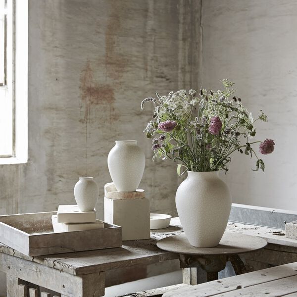 Knabstrup vase, white, Knabstrup Keramik
