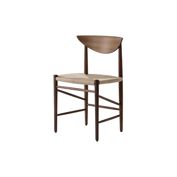 Drawn HM3 spisebordsstol, olieret valn&oslash;d, &Tradition