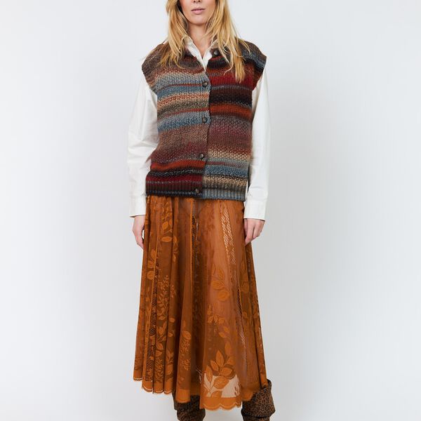 CollinsLL Midi Skirt, rust, Lollys Laundry