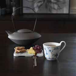 Musselmalet Riflet h&oslash;jhankskop 24 cl, Royal Copenhagen