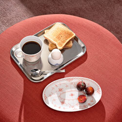 Koral Musselmalet Halvblonde asiet oval 23,5 cm, Royal Copenhagen