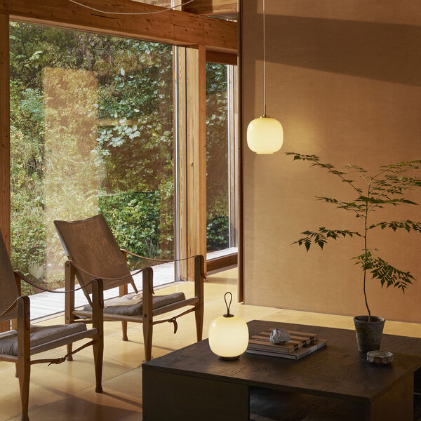 VL45 Radiohus pendel, pale yellow VL45 Radiohus pendel, pale yellow, Louis Poulsen