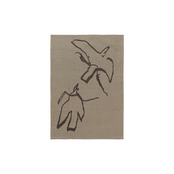 Vuelo Viskestykke, elm green/coffee, Ferm Living