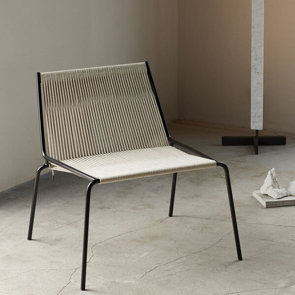 Noel Lounge Chair, black/nature, Thorup Copenhagen