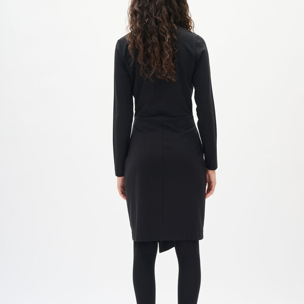 KaseyIW Fake Wrap Dress, black KaseyIW Fake Wrap Dress, black, InWear