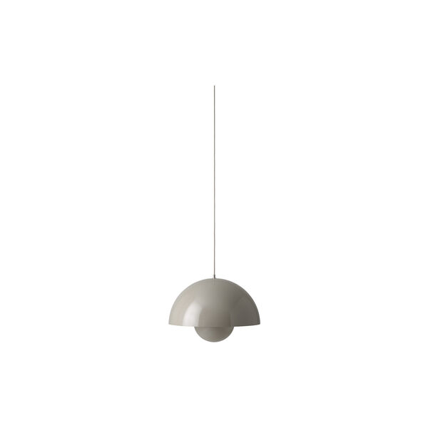 Flowerpot VP2 Pendant, grey beige Flowerpot VP2 Pendant, grey beige, &Tradition