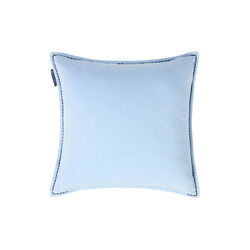 Logo Velvet Pillow Cover, blue, Lexington