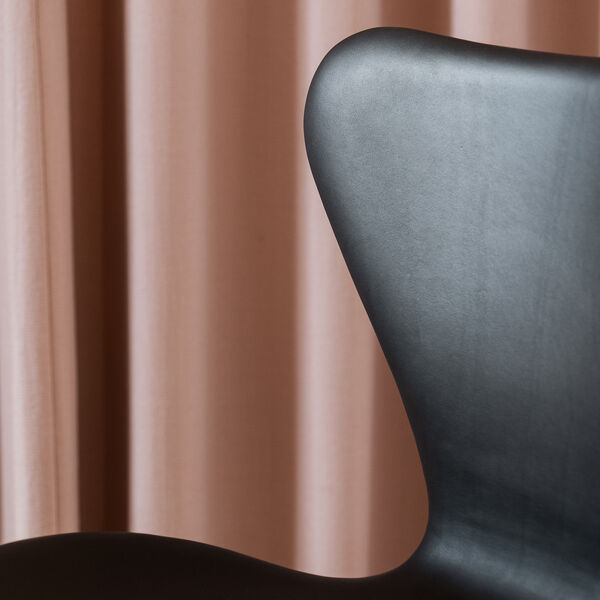 Serie 7&trade; 3107 fuldpolstret stol, dark brown/chrome, Fritz Hansen