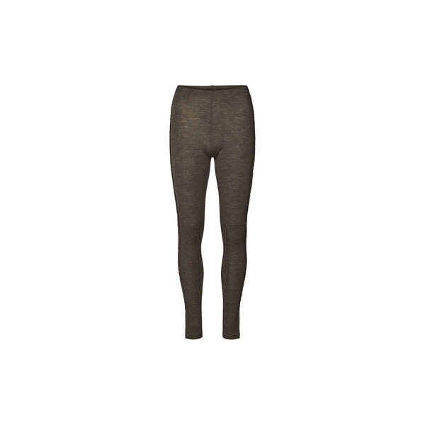Merino Wool Leggings Haze, dark brown melange, Rethinkit
