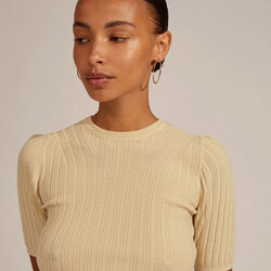 APRIL Hoops Medium, gold plated APRIL Hoops Medium, gold plated, Pilgrim