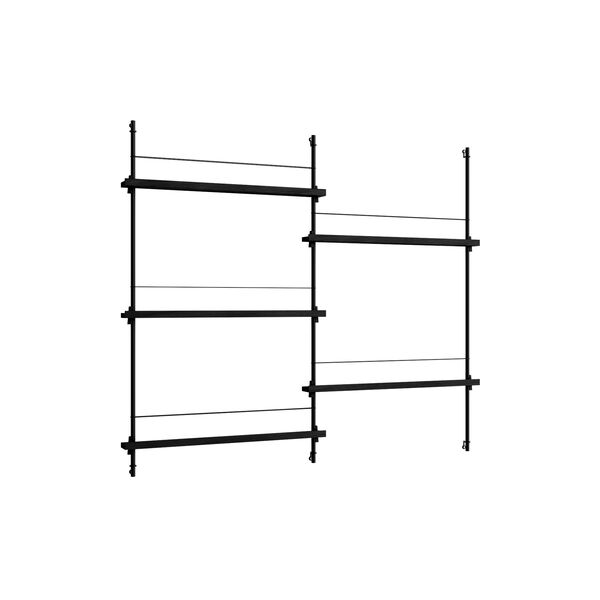 Magazine Shelf 1152, black, MOEBE
