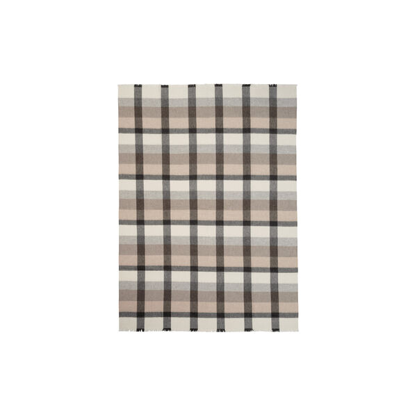 Intersection plaid, camel/white/grey, ELVANG