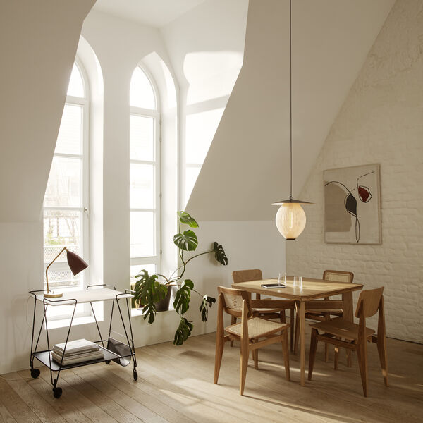 Satellite Pendant, cream white semi matt, GUBI
