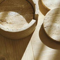 Bordskånere 4 stk., sand, HOEME Copenhagen