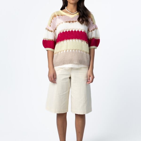 Colorblock pointelle knit, mix, Coster Copenhagen