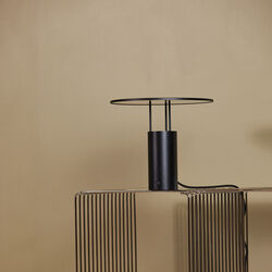Tempel280 bordlampe, sort, Piet Hein