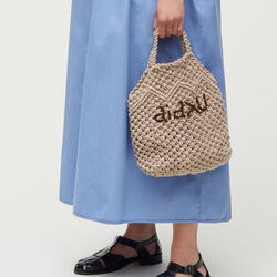 Himalayan Nettle Bag, natural brown, Aiayu