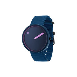 PICTO armbåndsur, deep blue/deep blue, PICTO