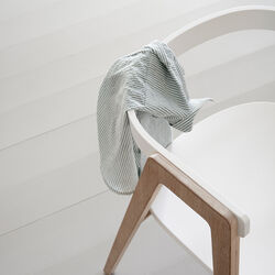 Wood justerbar armstol, hvid/eg, Oliver Furniture