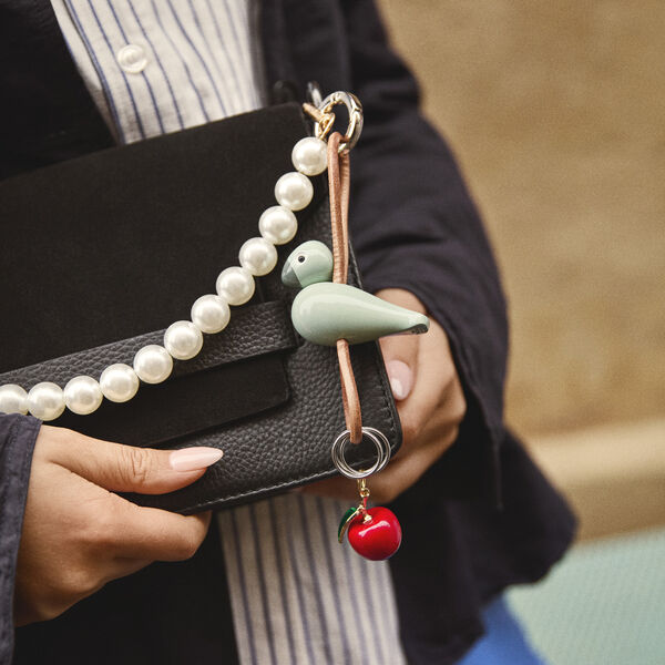 Fugl n&oslash;glering med naturl&aelig;der, gr&oslash;n, Kay Bojesen Denmark