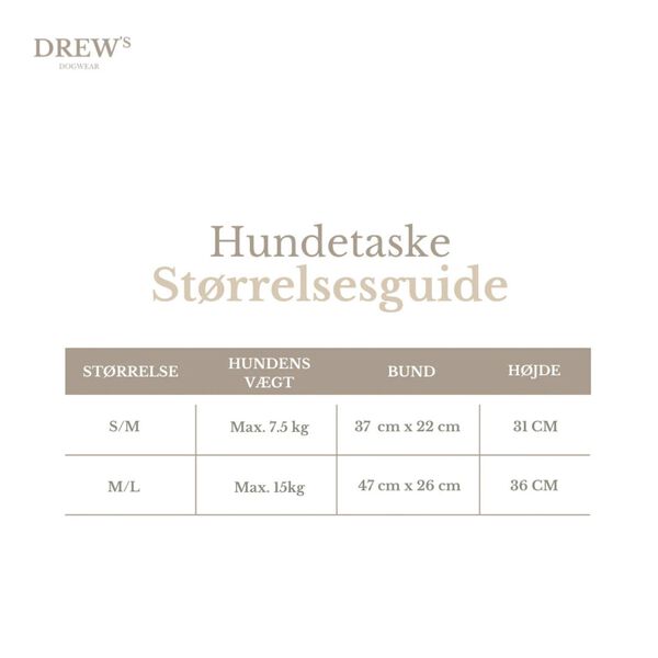Hundetaske med teddy inderfor, olive, Drew's Dogwear