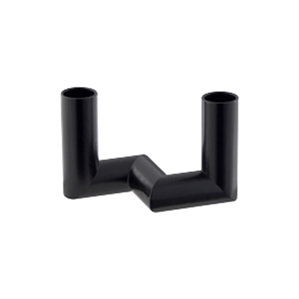 Matrix Mini Taper Candleholder 2 Arm, matte black Matrix Mini Taper Candleholder 2 Arm, matte black, Uyuni Lighting