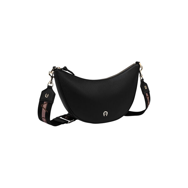 Zita S Crossbody Bag, black coloured, Aigner