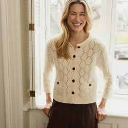 MaLexina Cardigan, whitecap, Masai