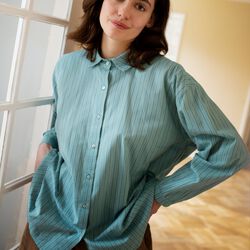 Loose Shirt, mineral stripe, Serendipity