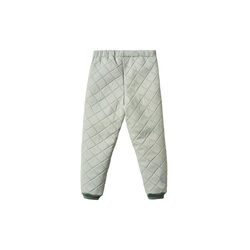 Thermo Pants Alex, green stripe, Wheat
