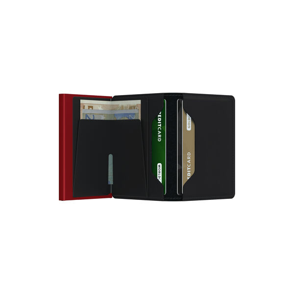 Slimwallet, matte black/red, Secrid