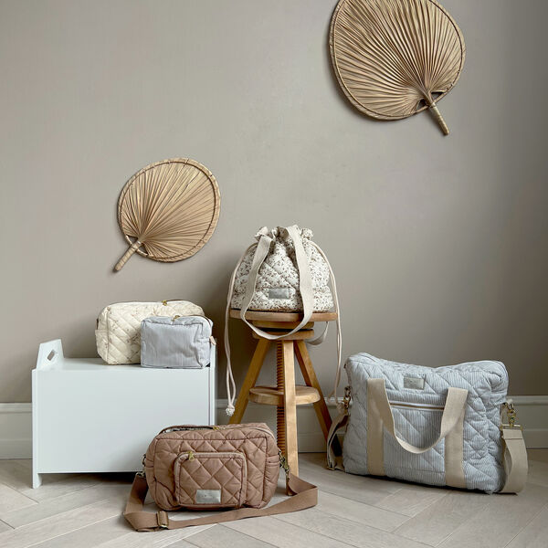 Toilettaske, ashley/latte, Cam Cam Copenhagen