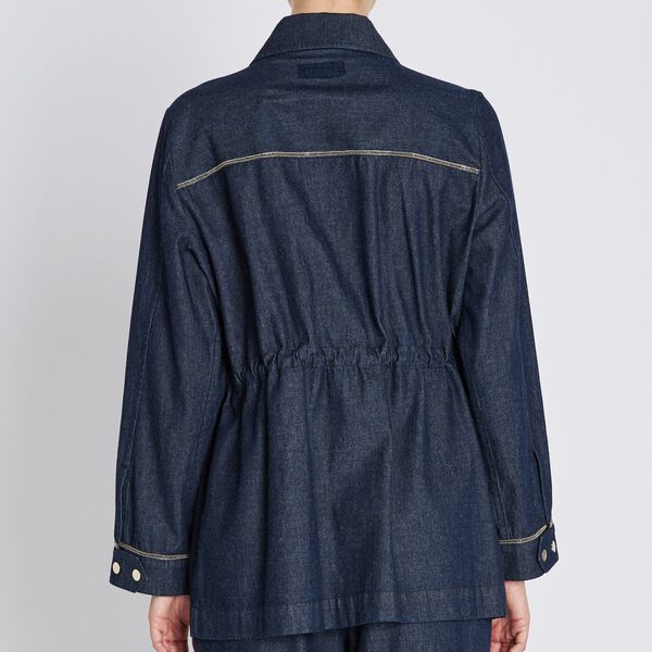 Retal denimjacket, della blue, Heartmade