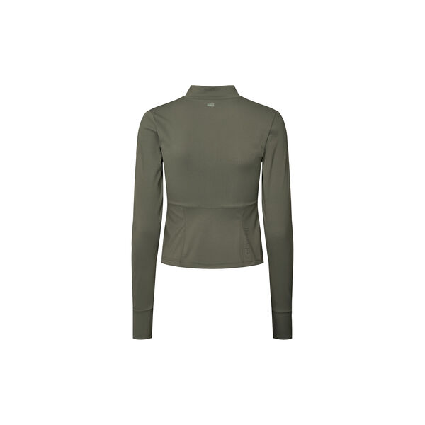 Butter Soft Half Zip True to body, charcoal olive, Rethinkit
